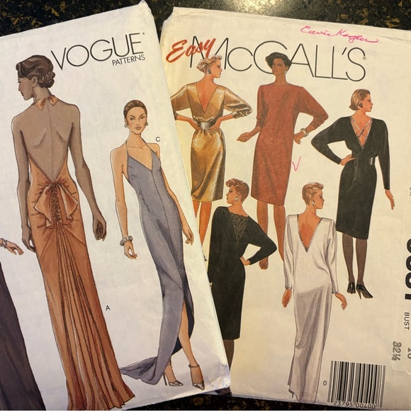 Vogue and McCall’s Other - Vintage Vogue and McCall's Dress Sewing Patterns